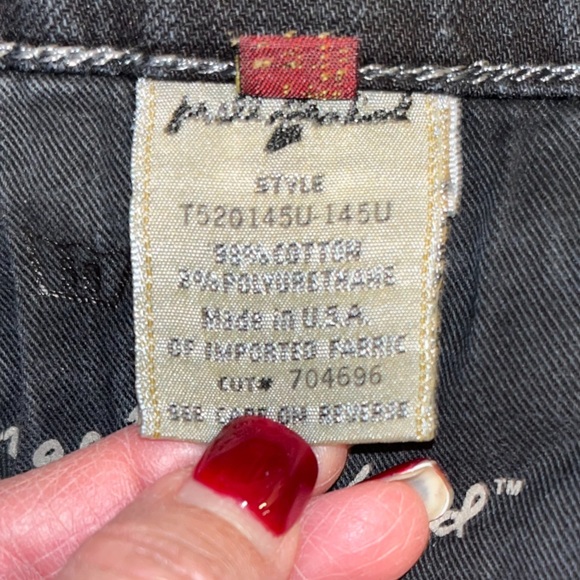 7FAM Boot Cut Faded Black Denim Jeans Size 30 - Picture 5 of 12